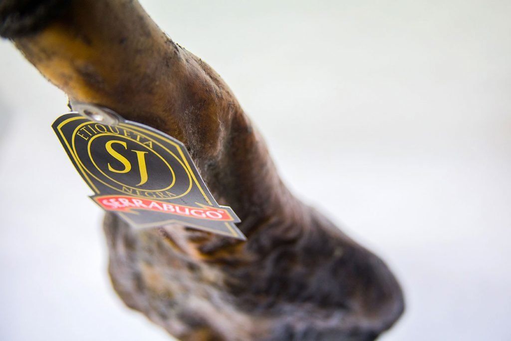 jamón etiqueta negra serrabugo