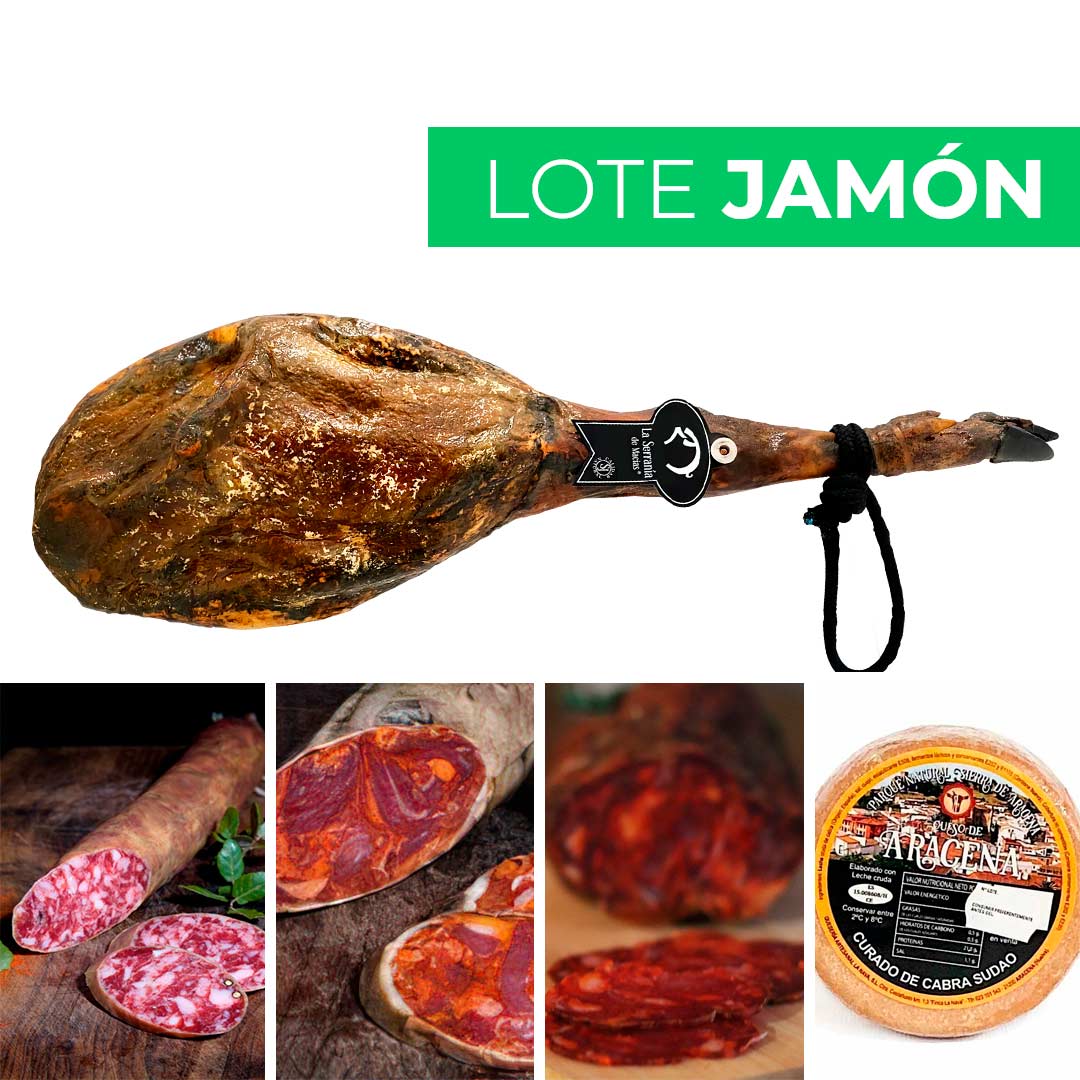 lote jamón la serranía