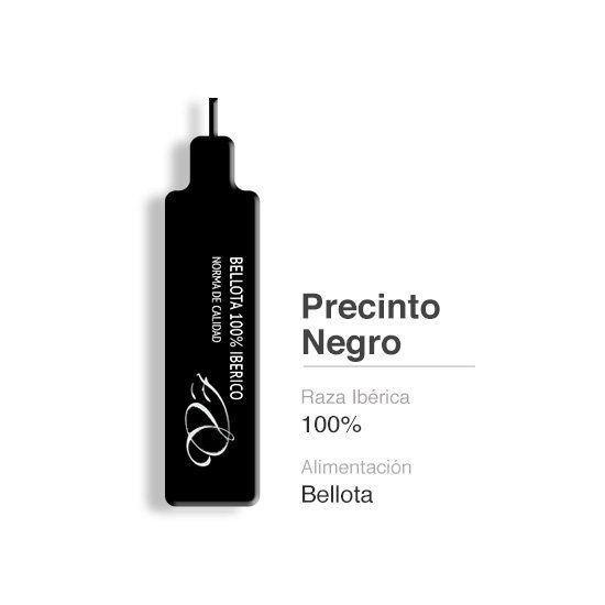 Etiqueta negra ibérico 100% bellota