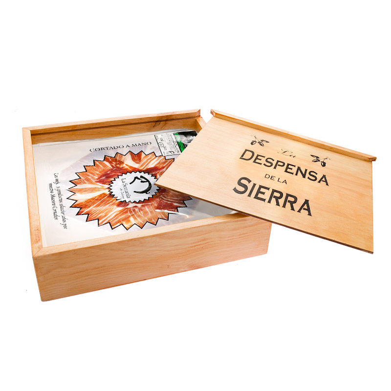 10 sobres de 80gr de Jamón La Serranía Loncheado a mano - Imagen 2
