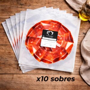 jamon la serrania loncheado a mano pack de 10