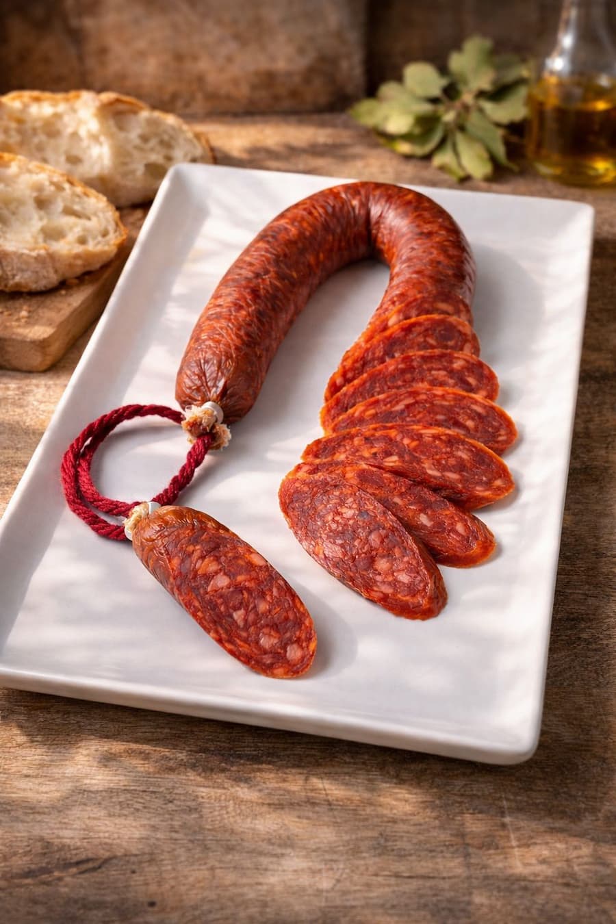 longaniza de chorizo picante